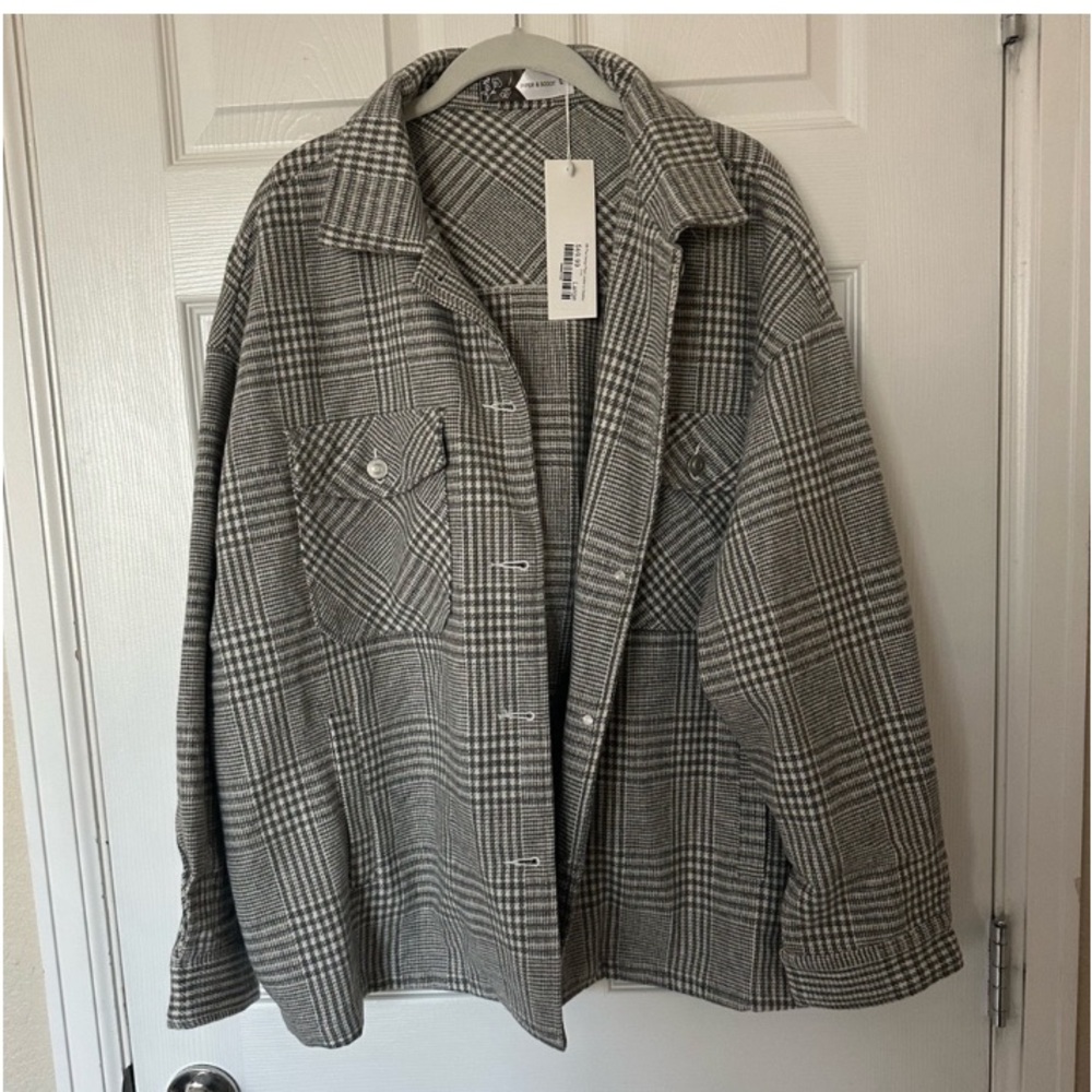 Piper and Scoot Plaid Shacket